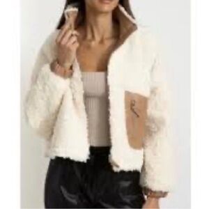BLANK NYC Faux Shearling Jacket